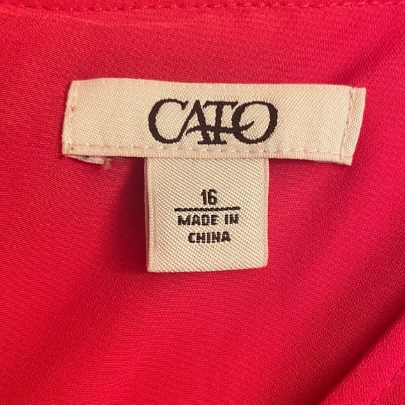 CATO Brand Sz-16 Pink Long Dress - Picture 4 of 7